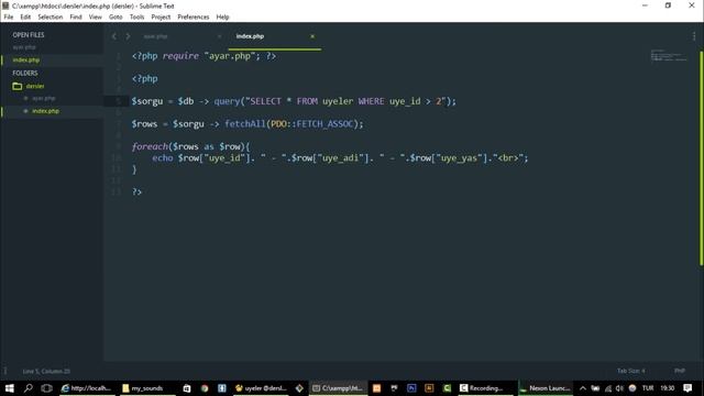 32. Php Dersleri - PDO Veri Çekme İşlemleri смотреть онлайн