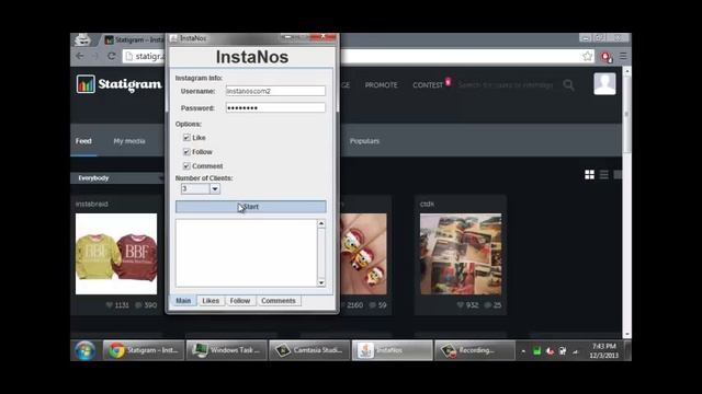 InstaNOS - Java Based Instagrma Bot смотреть онлайн
