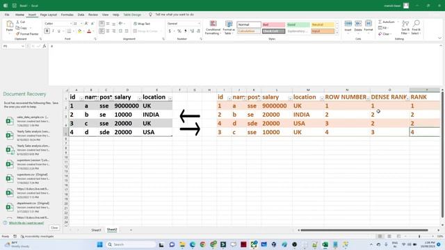 19. RANK, DENSE_RANK, ROW_NUMBER in SQL смотреть онлайн