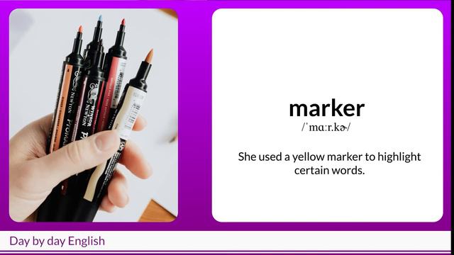 NEW WORDS | Classroom vocabulary flashcards with pictures and examples смотреть онлайн