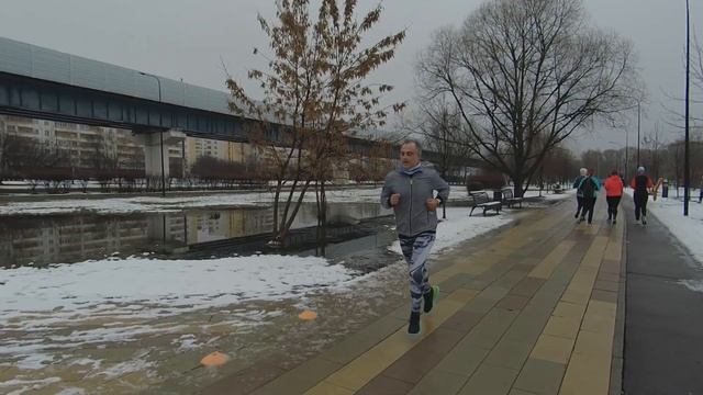 Мой первый забег "5 вёрст" совпал с 1 апреля :) 5 вёрст в Бутово #44 смотреть онлайн