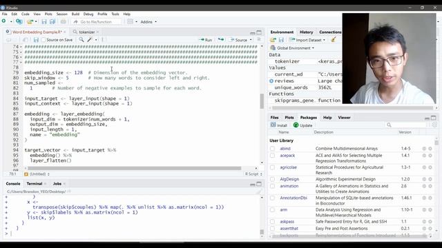 Word Embedding with Keras: A RStudio Tutorial смотреть онлайн