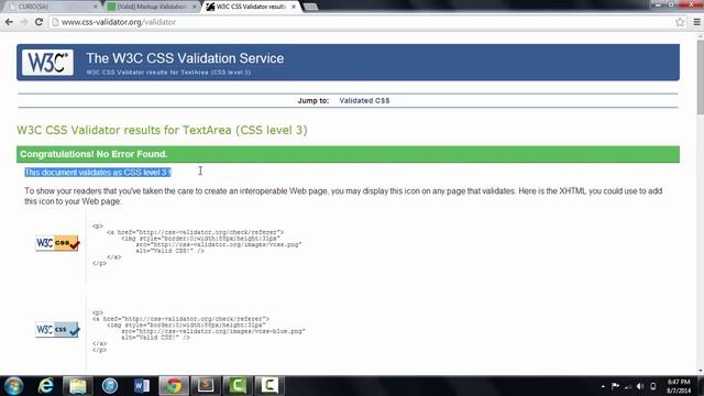 HTML & CSS Validation смотреть онлайн