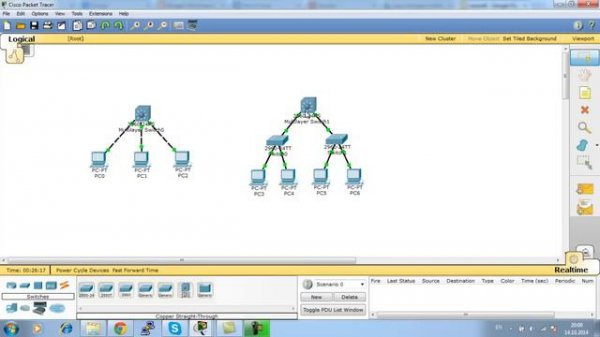 8.Видео уроки Cisco Packet Tracer. Курс молодого бойца. L3 коммутатор