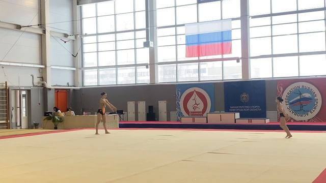 11-16 женская пара Ташлыкова Диана, Фоменко Ярослава, вольтиж смотреть онлайн