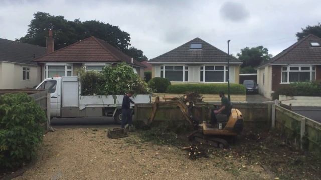 Garden Transformation with New Turf Lawn - Time Lapse смотреть онлайн