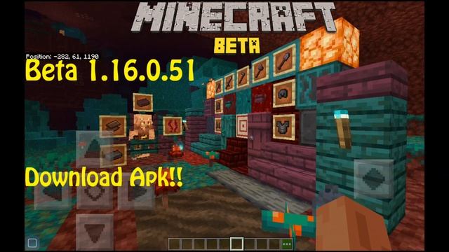 NETHER UPDATE APK!!! | Minecraft 1.16.0.51 Beta | Download (in the description) смотреть онлайн