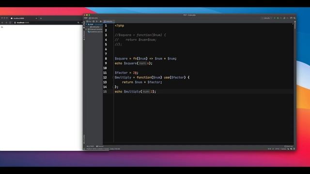 Arrow Functions in PHP 7.4 смотреть онлайн