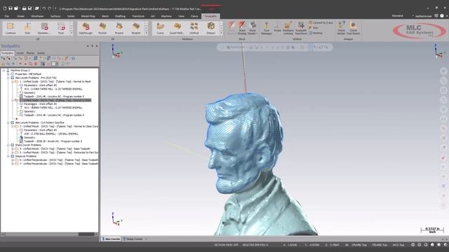 NEW Tilt Relative to Surface in Unified Multiaxis - What's New Mastercam 2023 смотреть онлайн