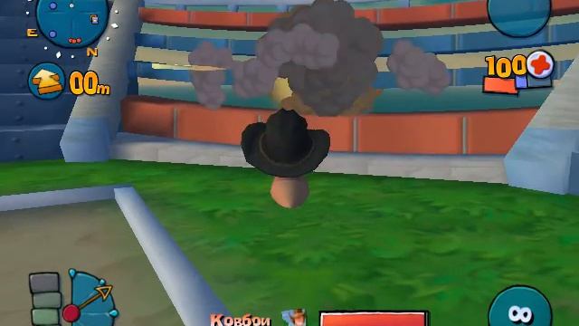 Игра Worms 4 Mayhem (Обучалка)Враги стали умнее смотреть онлайн