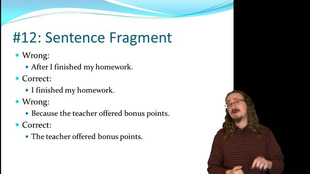 Lecture 3.3: The 20 Most Common Grammar and Mechanical Errors смотреть онлайн