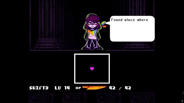 Storyshift Facing Demons Pacifist Run 