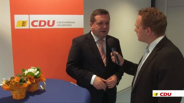 CDU Kreisverband Heilbronn - Neujahrsempfang 2010 - Interview mit Stefan Mappus MdL смотреть онлайн