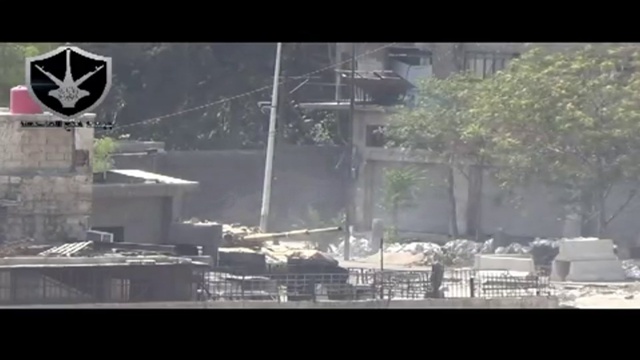 Сирия, 2013 г. Дамаск, Джобар, расчеты РПГ против танков смотреть онлайн