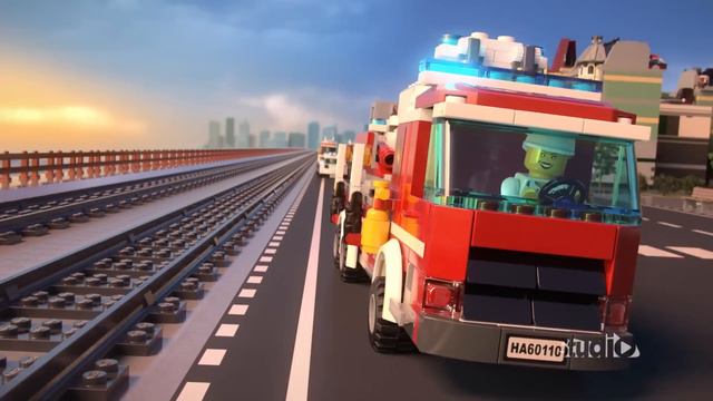 Fire and Heist - LEGO CITY - Studio Police and Fire Crossover: Part 2 смотреть онлайн