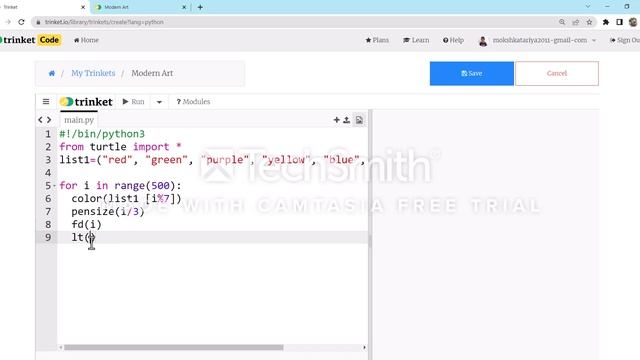 Modern Art python | List | смотреть онлайн