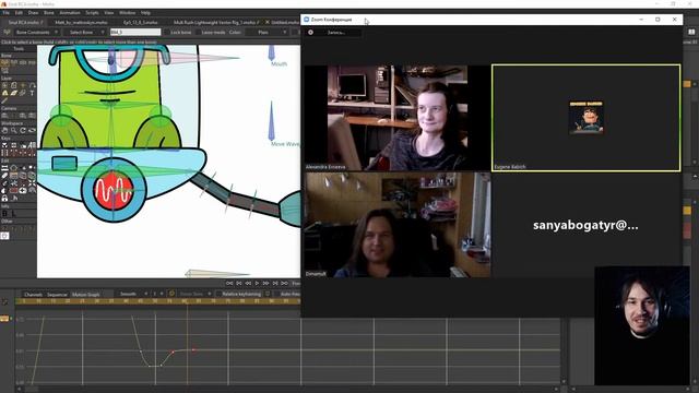 Стрим #3 Этапы создания анимации в Moho смотреть онлайн