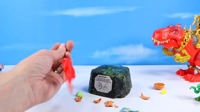 Treasure X Dino Gold Red T Rex Dissection with Exclusive Hunter! смотреть онлайн