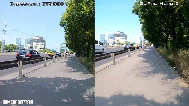 GoPro Hero 9 vs Crosstour CT9000 Comparison 4K Footage смотреть онлайн