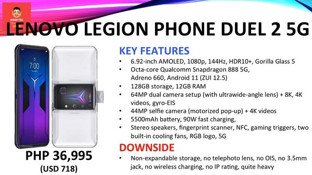 Lenovo Legion Y90 5G Specs, Price & the Competition смотреть онлайн