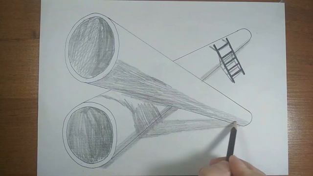 Простой и легкий 3д рисунок смотреть онлайн