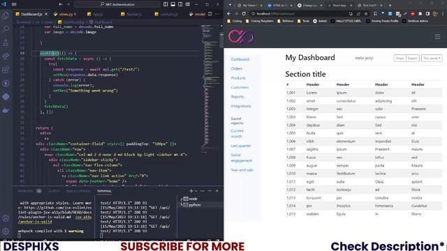 React Login, Register and Logout - Pages, Component & Routes | Part 3[iv] | Desphixs™ смотреть онлайн