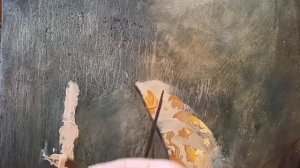 Реставрация порванного холста.