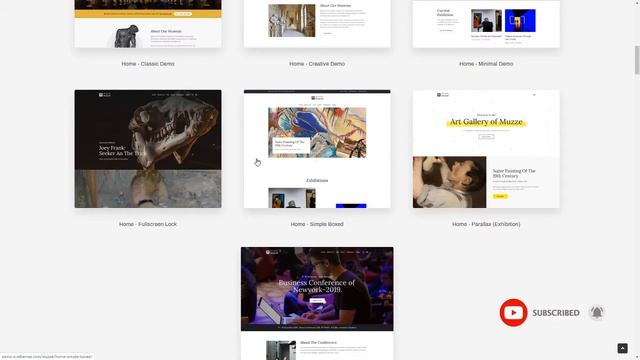 Muzze - Museum Art Gallery Exhibition WordPress Theme Colton Dirk смотреть онлайн