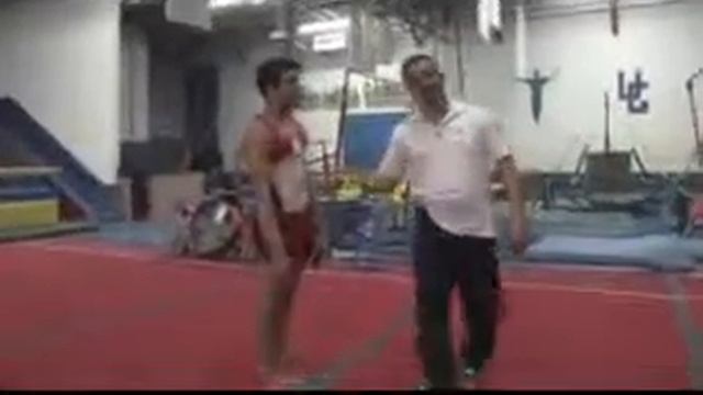 Сальто назад без прыжка