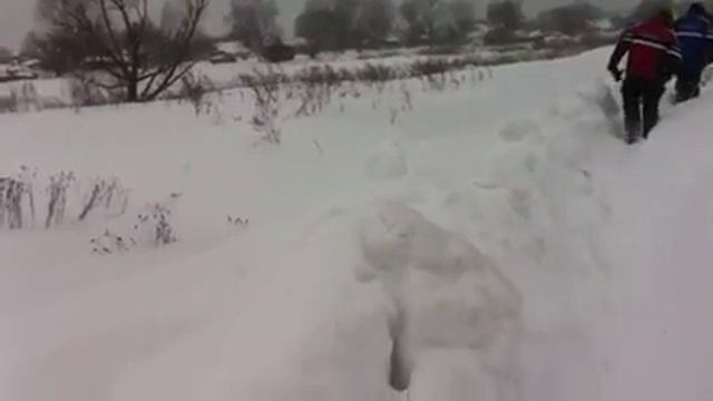 Степыгино. Зачем столько снега в апреле??? смотреть онлайн