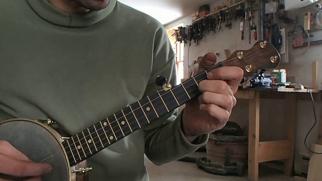 10" walnut C scale banjo demo, Zach Hoyt #107 смотреть онлайн