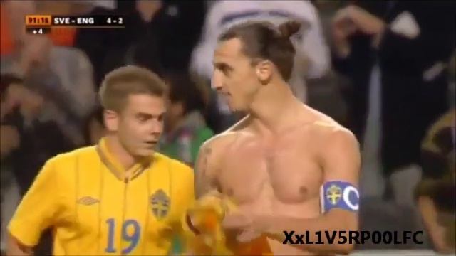 Ibrahimovic Goal Vs England 4-2 Amazing Overhead Bicycle Kick Goal - Swedish Commentary смотреть онлайн