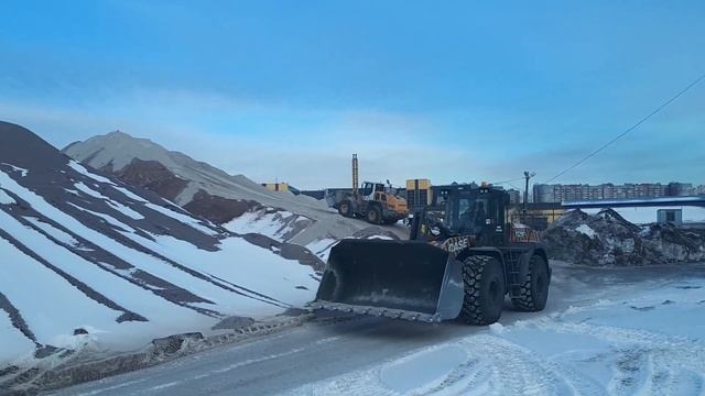 CASE 1121 F в работе на АБЗ ВАД