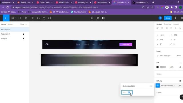 How to Create Transparent Navigation Menu In Figma смотреть онлайн