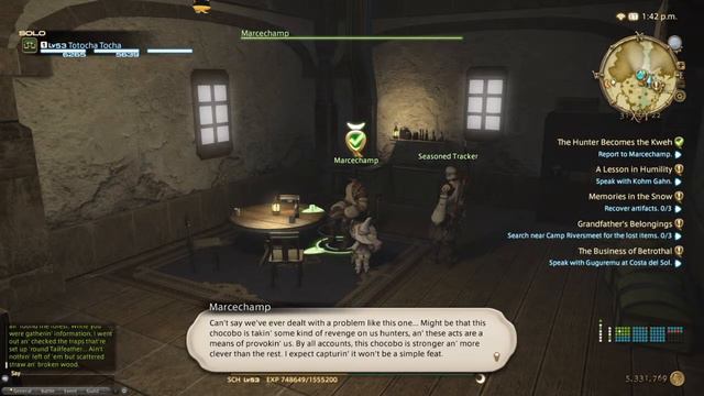 FINAL FANTASY XIV - Chocobo's Last Stand Aether Current quest location in The Dravanian Forelands смотреть онлайн