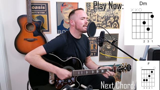 One Of Us Guitar Tutorial Lesson Liam Gallagher смотреть онлайн
