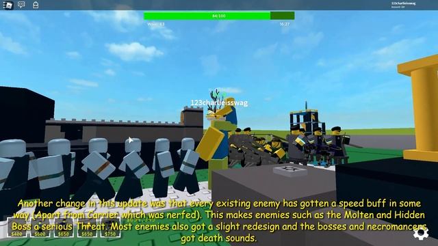 Insane Mode Update Overview | Retro TDS (Roblox) смотреть онлайн