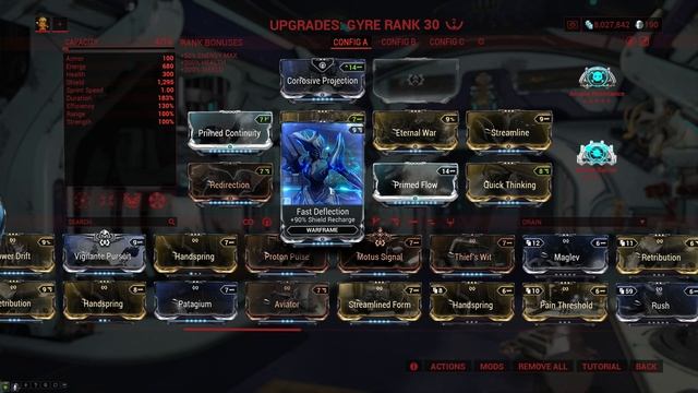Warframe - CoC Spin Gyre Build смотреть онлайн