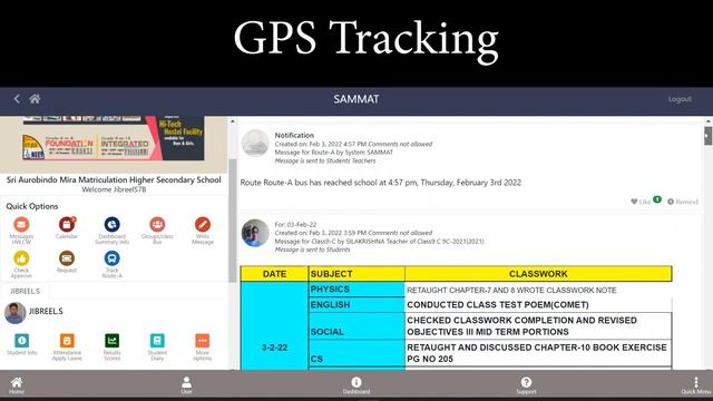GPS Tracking in School App смотреть онлайн