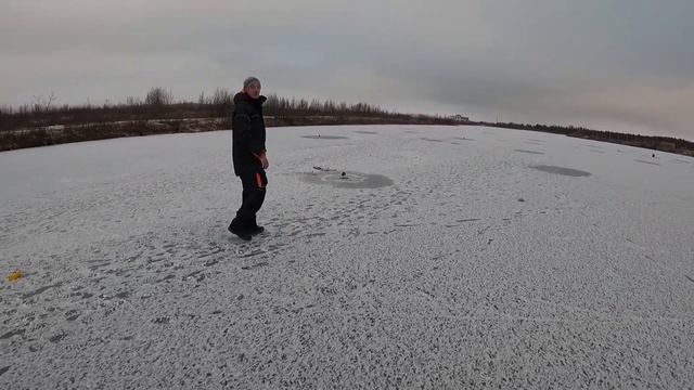 ПРОВЕРКА НОЧНЫХ ЖЕРЛИЦ И РЫБАЛКА ПО ПЕРВОЛЁДЬЮ / CHECK IN THE MORNING NIGHT GERLICH смотреть онлайн