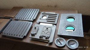 разборная печка буржуйка красию восстанавливаю красавицу. чугунная дачная с плитой для готовки пищи