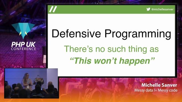 Messy data != Messy code - Michelle Sanver - PHP UK 2020 смотреть онлайн