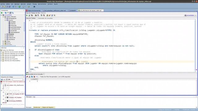 PLSQL Oracle - Ejercicio - Parte 7 Procedimiento. REF Cursor - BD06 смотреть онлайн