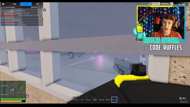ZOMBIES BREACH POLICE STATION! *ZOMBIE RESPOND TEAM* Emergency Response Liberty County Roleplay смотреть онлайн