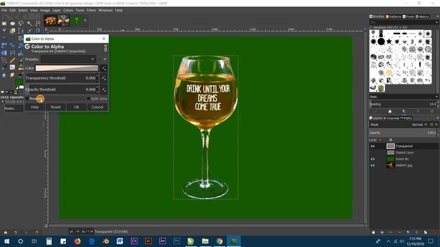 Make transparent glass in Gimp | Gimp Tutorial | Glass Transparency Tutorial смотреть онлайн