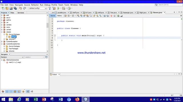 How to make sub classes from main class in oop java program смотреть онлайн