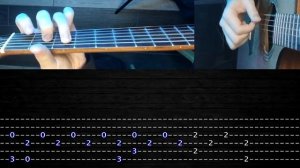 How to play 'Requiem for a Dream' Guitar Tutorial [TABS] Fingerstyle (720p)