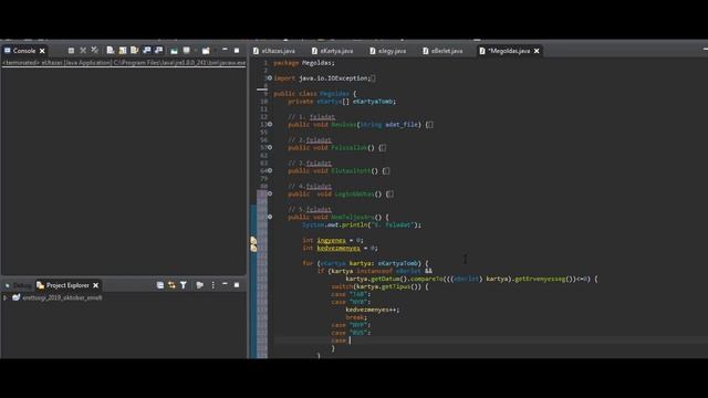 Programozás emelt szintű érettségi megoldása 2019 október - 5. feladat (JAVA) смотреть онлайн