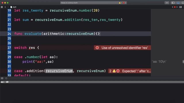 What is Recursive enum and Iterating over enum in Swift ? смотреть онлайн