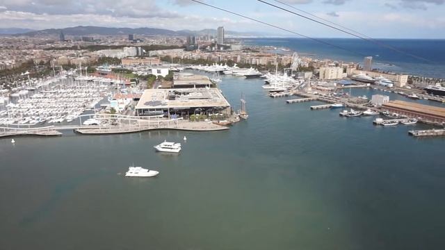 Barcelona’s Port Cable Car / Aeri Del Port / Канатная дорога в Барселоне.  Way To The Montjuïc Hill